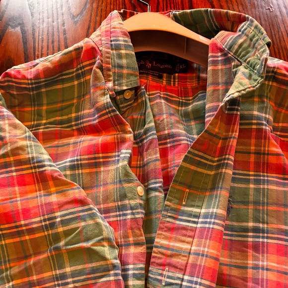 A charming Ralph Lauren Plaid shirt in pink and green - Picture 6 of 7